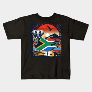 South Africa Country, My pride Kids T-Shirt